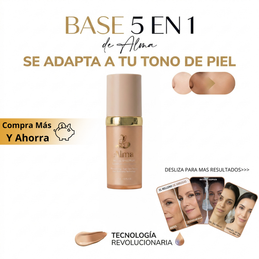 Tu Tono de Piel Perfecto en 60 Seg- Base de Maquillaje 5 en 1