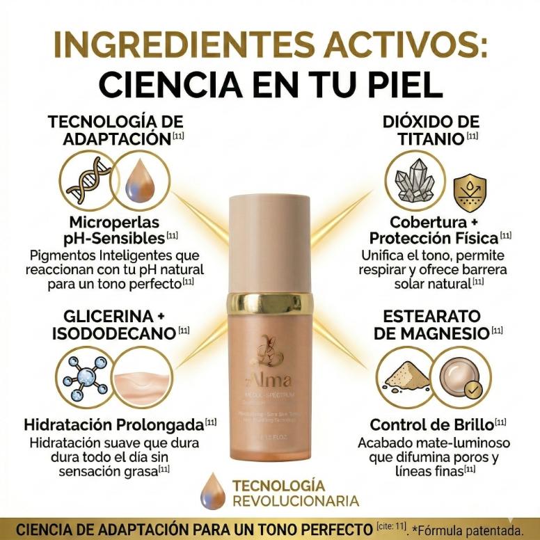 Tu Tono de Piel Perfecto en 60 Seg- Base de Maquillaje 5 en 1