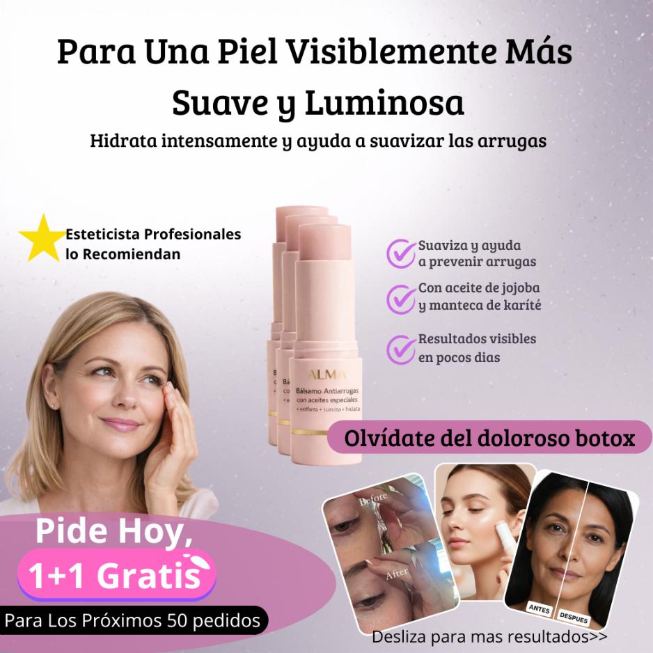 Tu Piel Radiante Sin Agujas Ni Dolor - Bálsamo Antiarrugas Alma